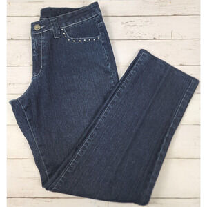 Jeans For Women, Medium Dark Wash, Pocket Design, Straight Leg, By V.S.K, Sz 12